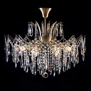 Потолочная хрустальная люстра Citilux Селена CL302183