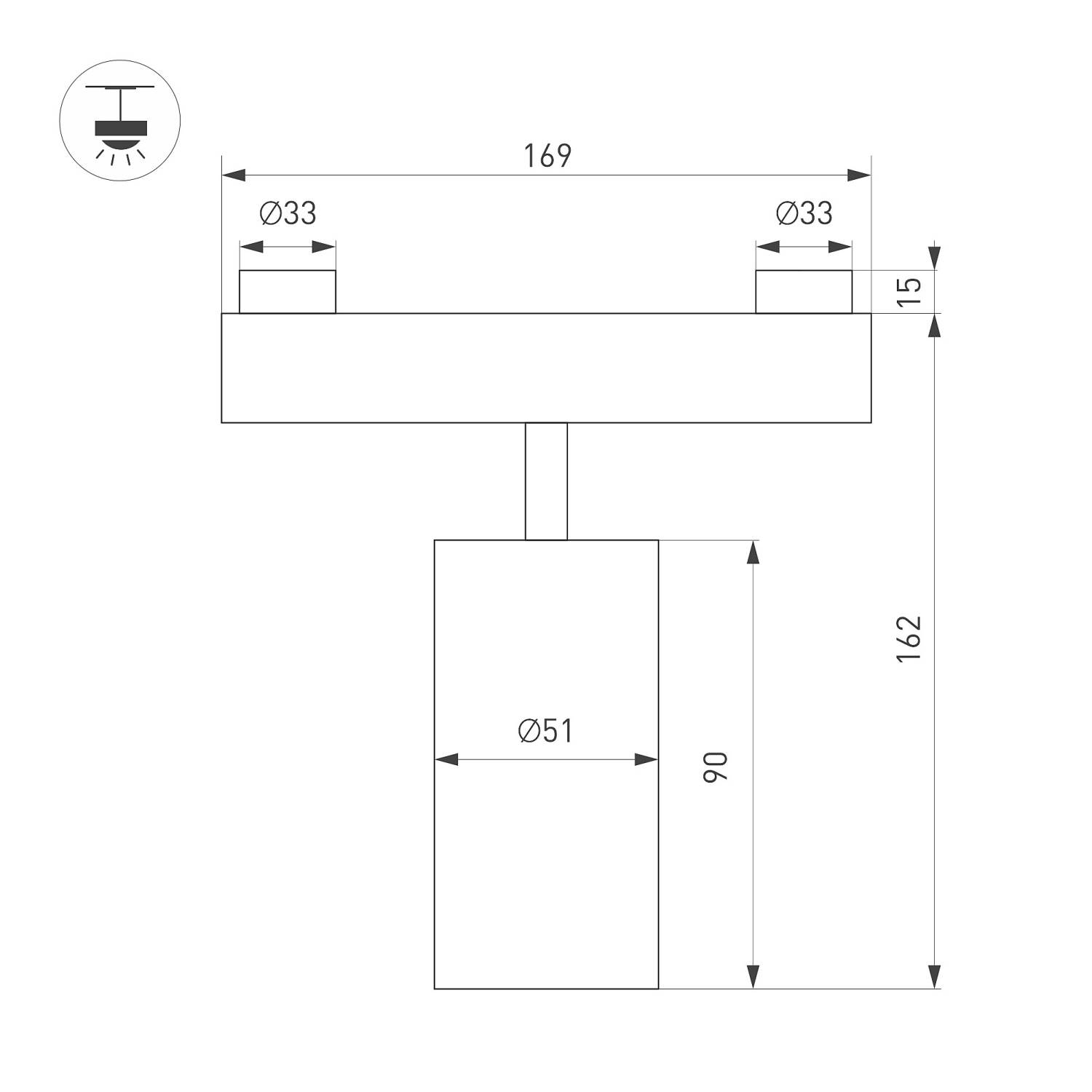 Трековый светильник Arlight Inbelt 051357