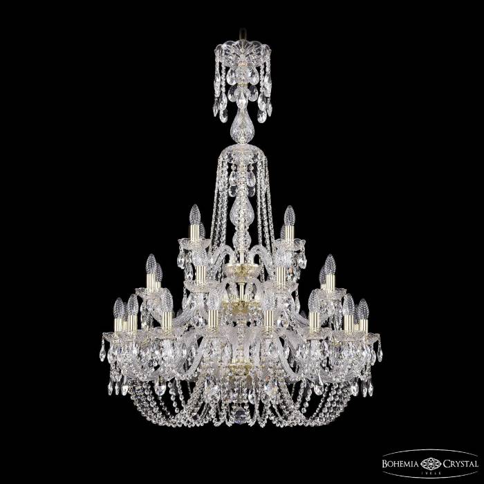 Подвесная хрустальная люстра 1402 Bohemia 1402/16+8+4/300/XL-123/3d G