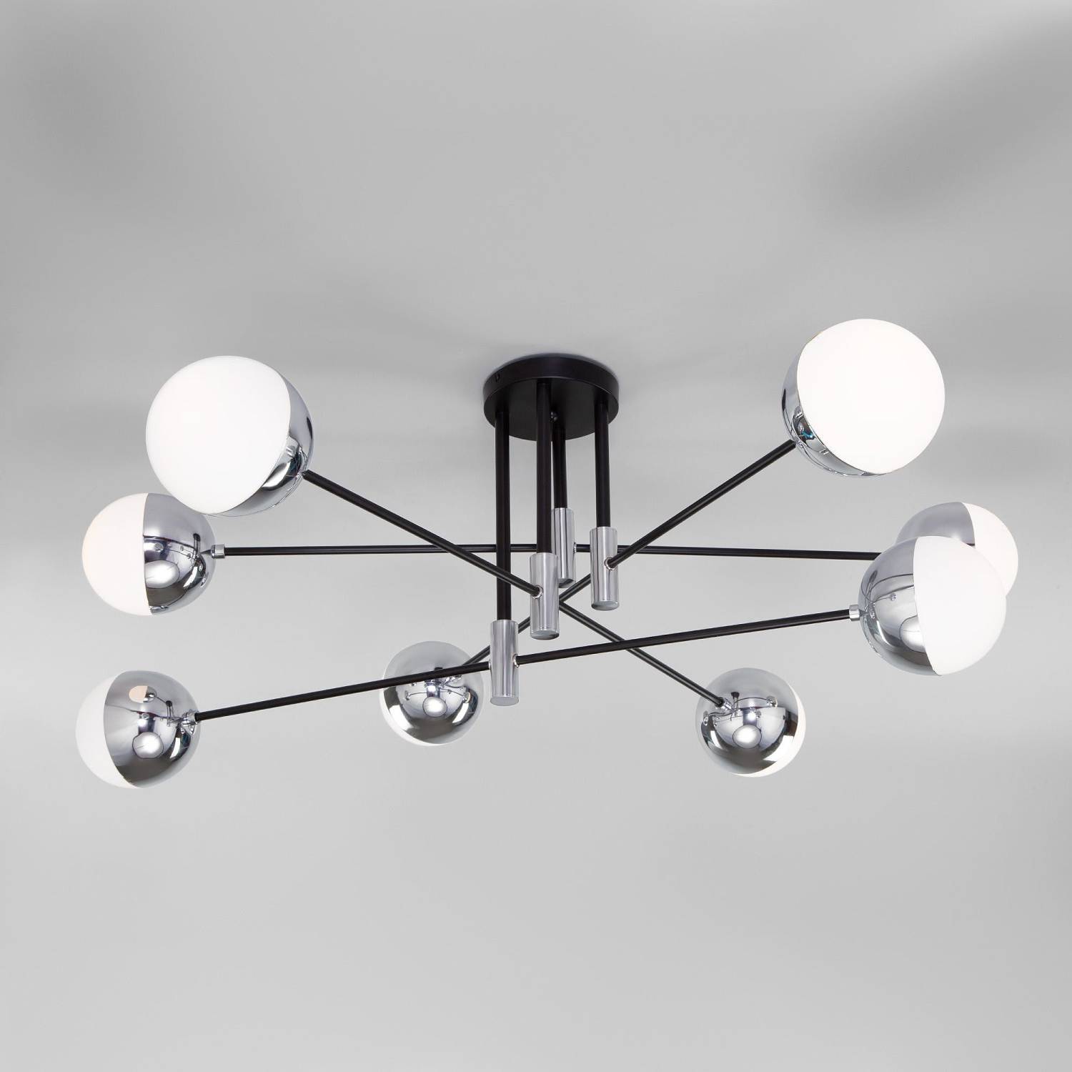 Потолочная люстра Eurosvet Nuvola 70129/8 хром Smart