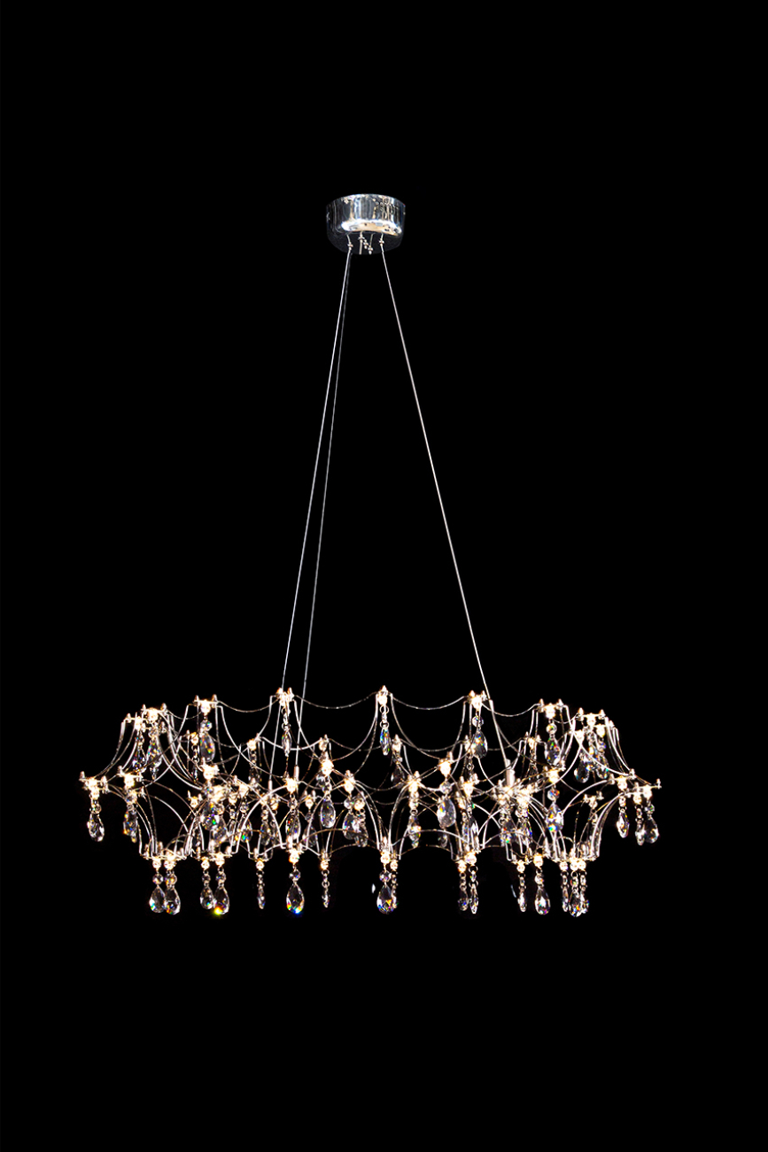 Подвесная люстра LEON Thea LE3035/800 CH/TR