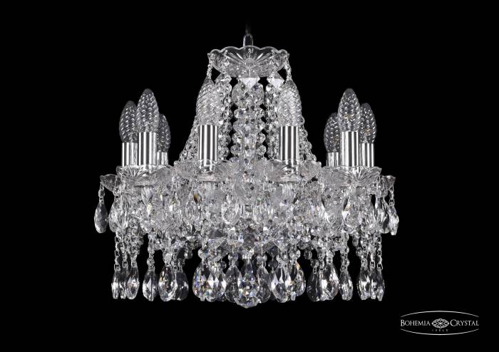 Подвесная хрустальная люстра 1413 Bohemia 1413/10/141 Ni