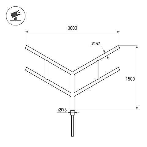Кронштейн Arlight 051664