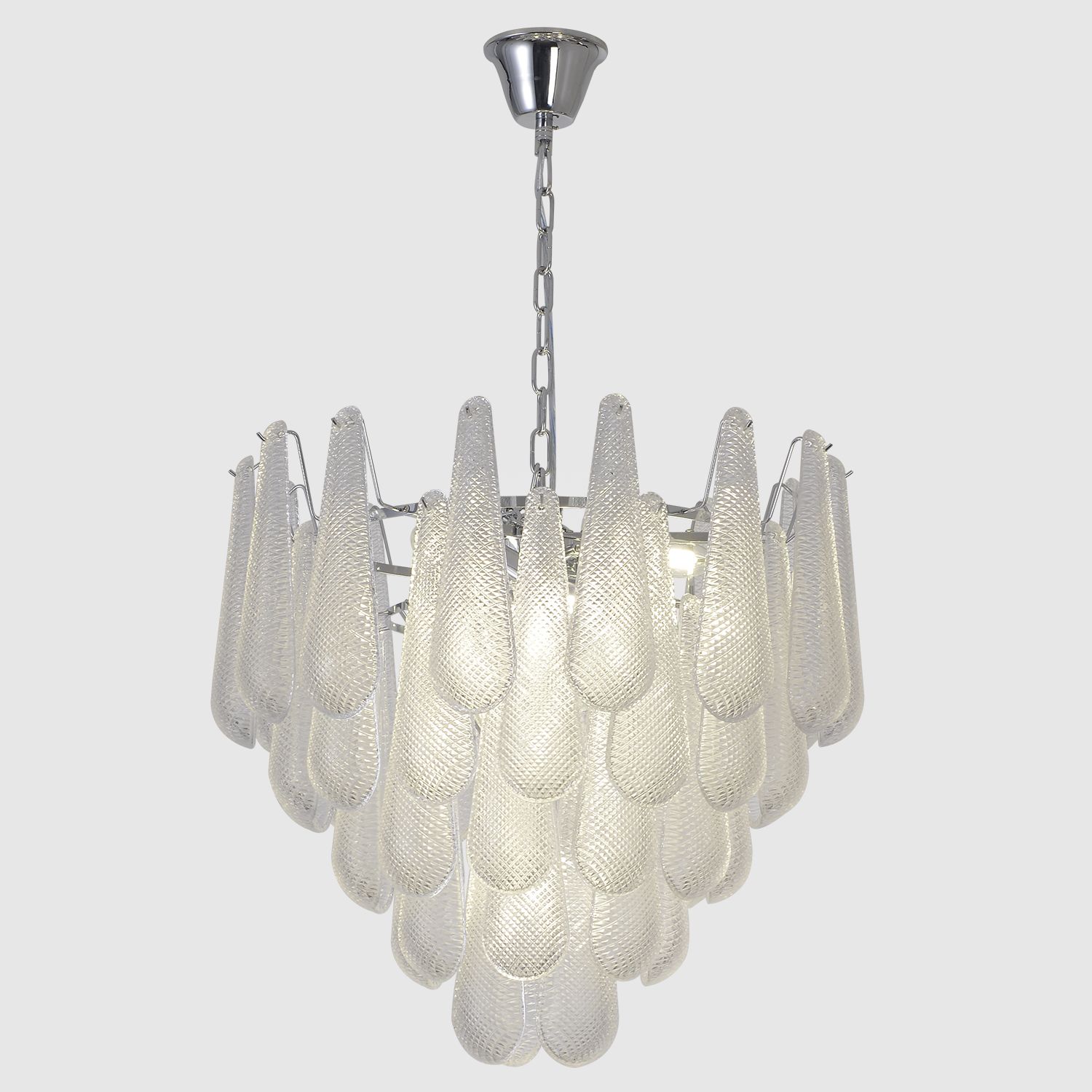 Подвесная люстра Crystal Lux Fontain FONTAIN SP10 CHROME
