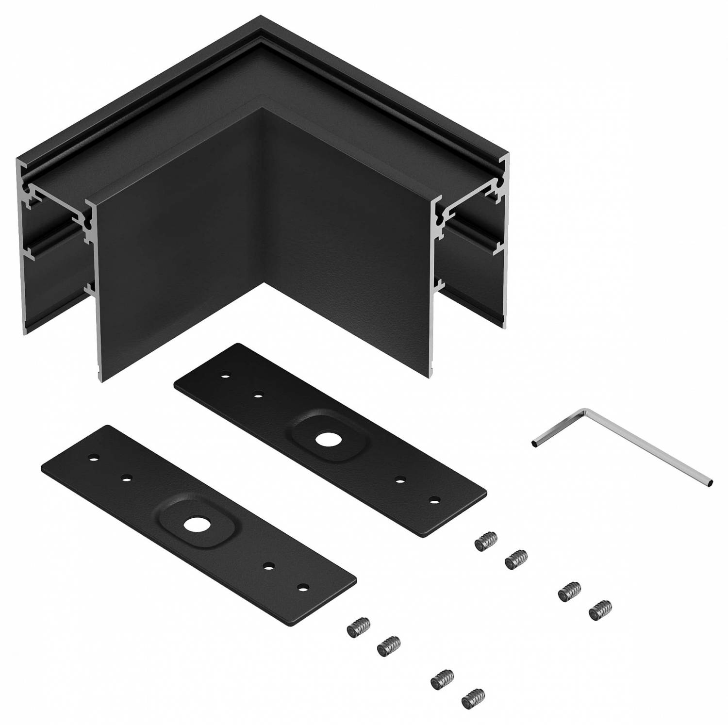 Коннектор угловой ElDeko для накладного шинопровода Hesby Lighting ElDeko HSBL_0053_1