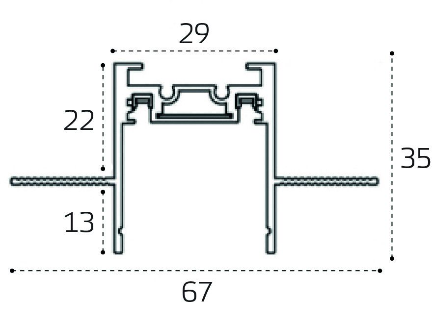 Шинопровод Italline IT09-9021 black