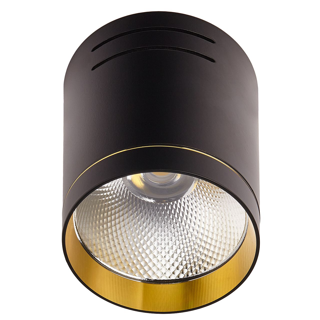 Светильник LED 1*10W потолочный спот Черный/Золото IL.0005.7000
