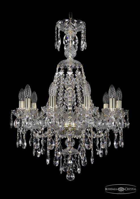 Подвесная хрустальная люстра 1415 Bohemia 1415/10/200/XL-76 G
