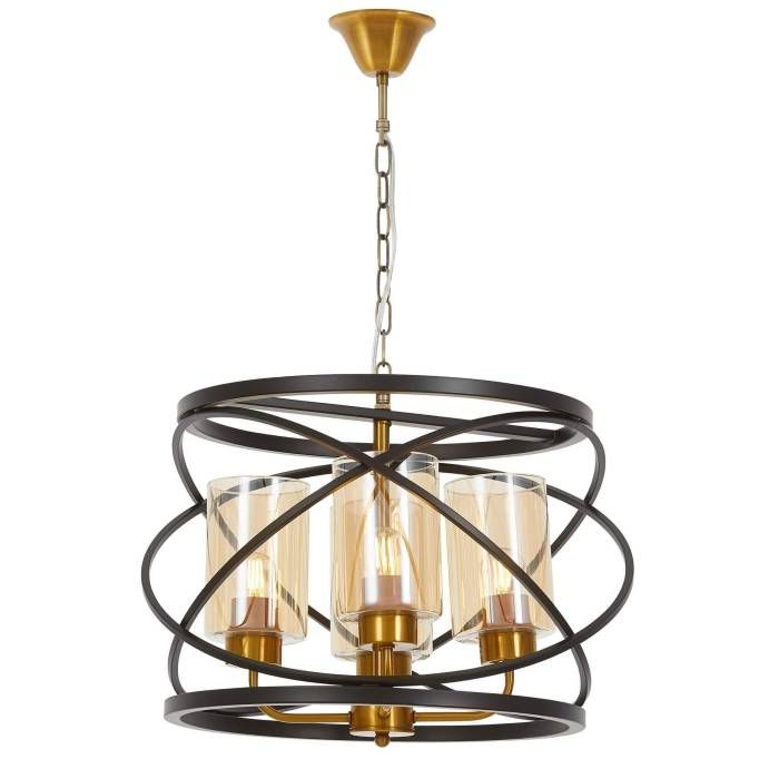 Подвесная люстра Lumina Deco LDP 8004-4 BK+MD