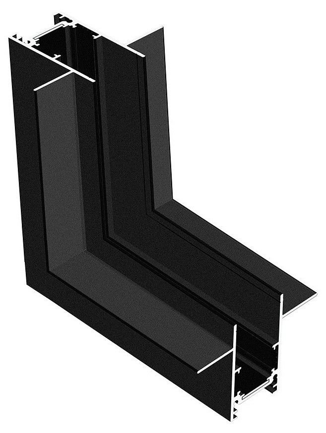 Коннектор внутренний угловой для встраиваемого шинопровода Hesby Lighting ElDeko HSBL_0063