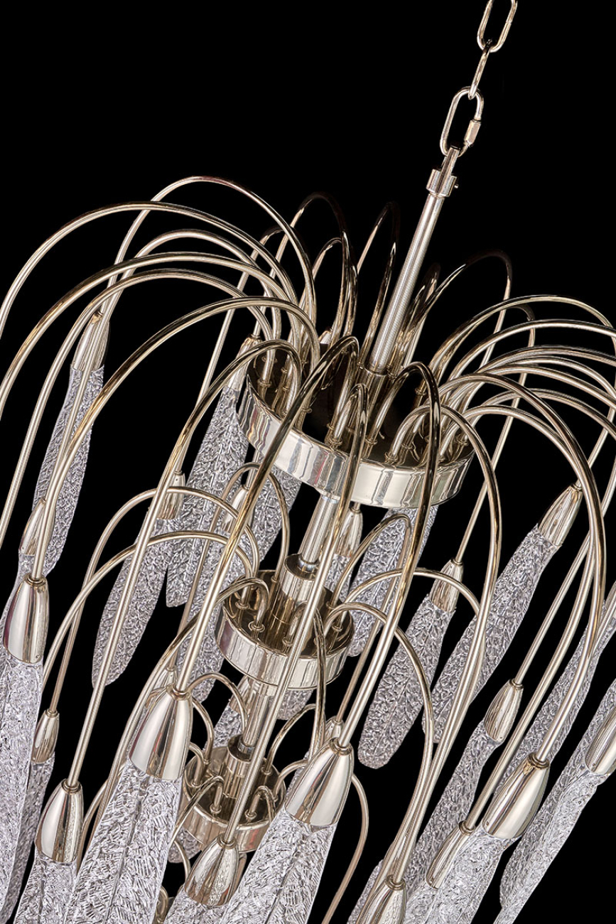 Люстра каскадная LEON Kamilla LE3065/2000 NI