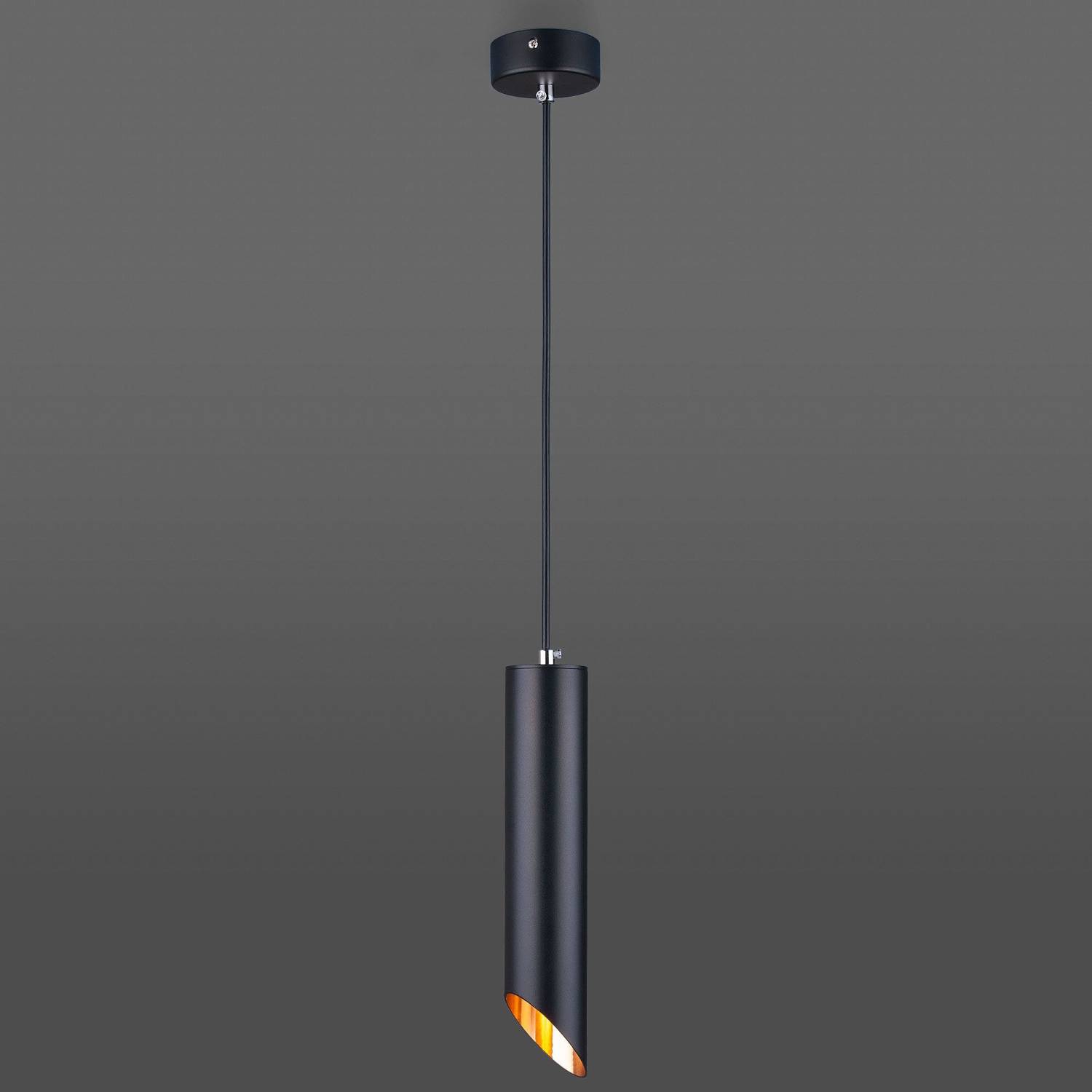 Светильник подвесной Eurosvet 7011, 7005 7011 MR16 BK/GD черный/золото