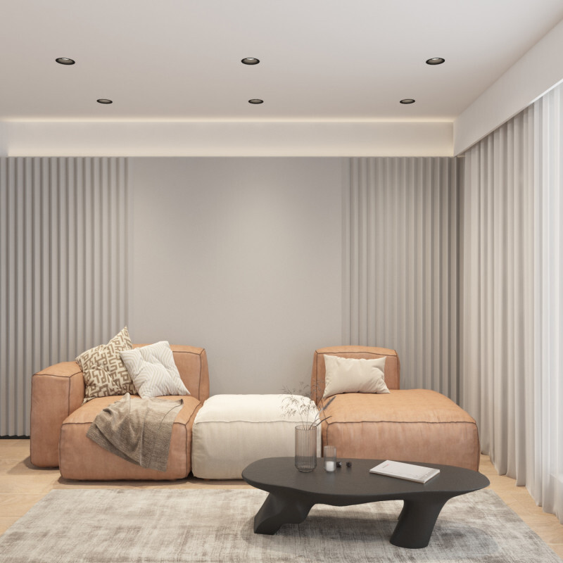 Встраиваемый светильник Denkirs Iner DK2150-BK