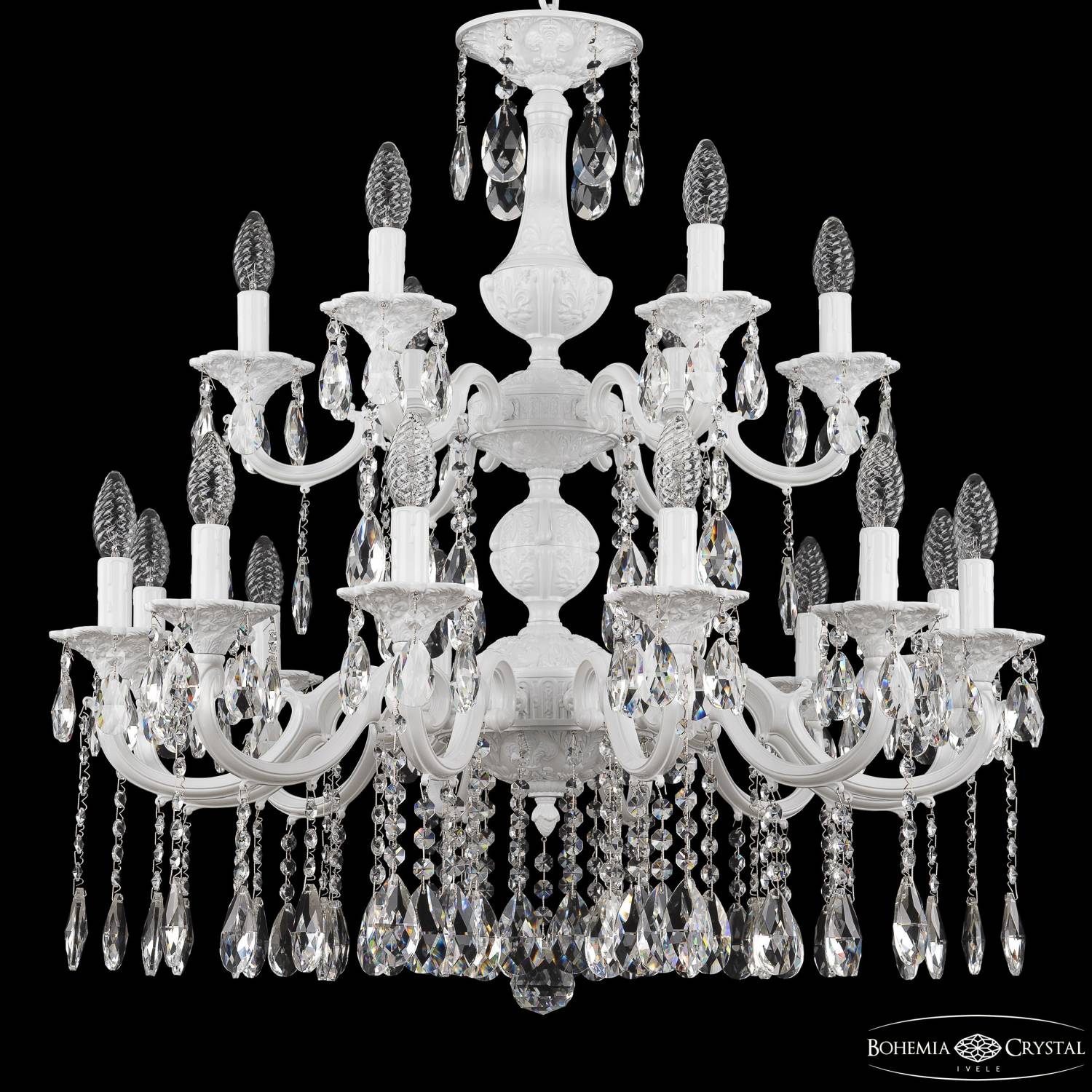 Подвесная люстра Bohemia Al7801 AL78101/12+6/250/2D A WG