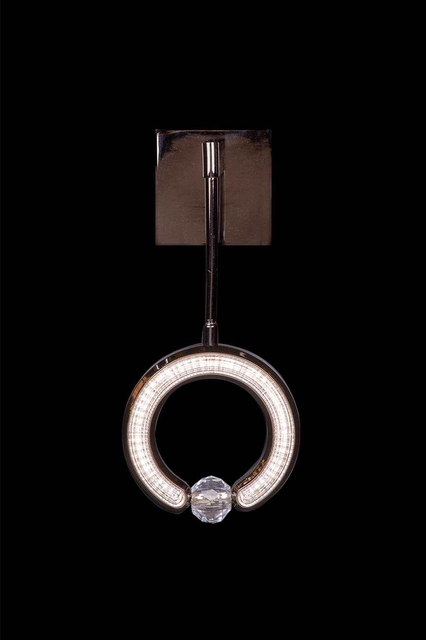 Настенное бра LEON Ani LE7710/1W Black Chrome