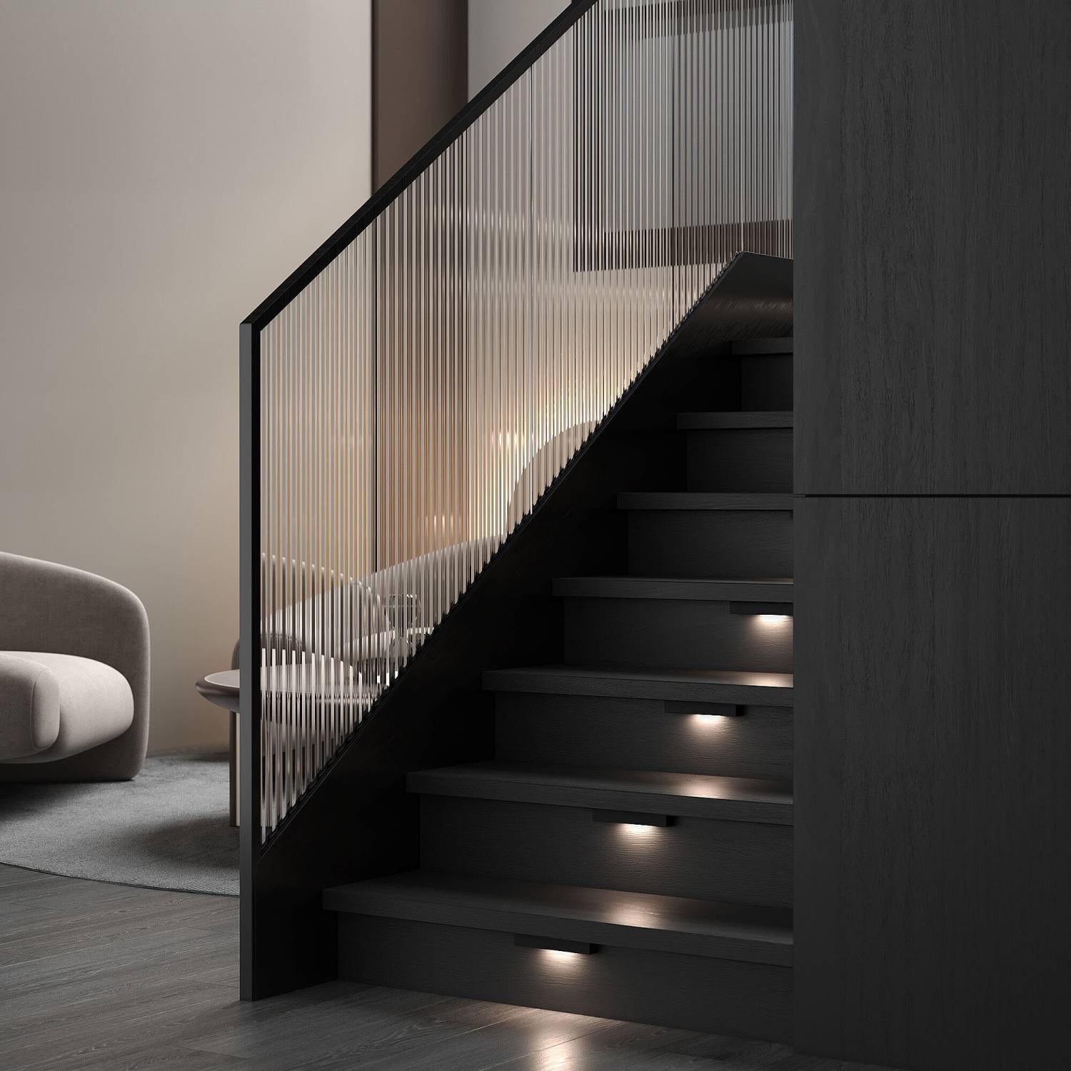 Настенный светильник Elektrostandard Rise 40163/LED 4000К Черный