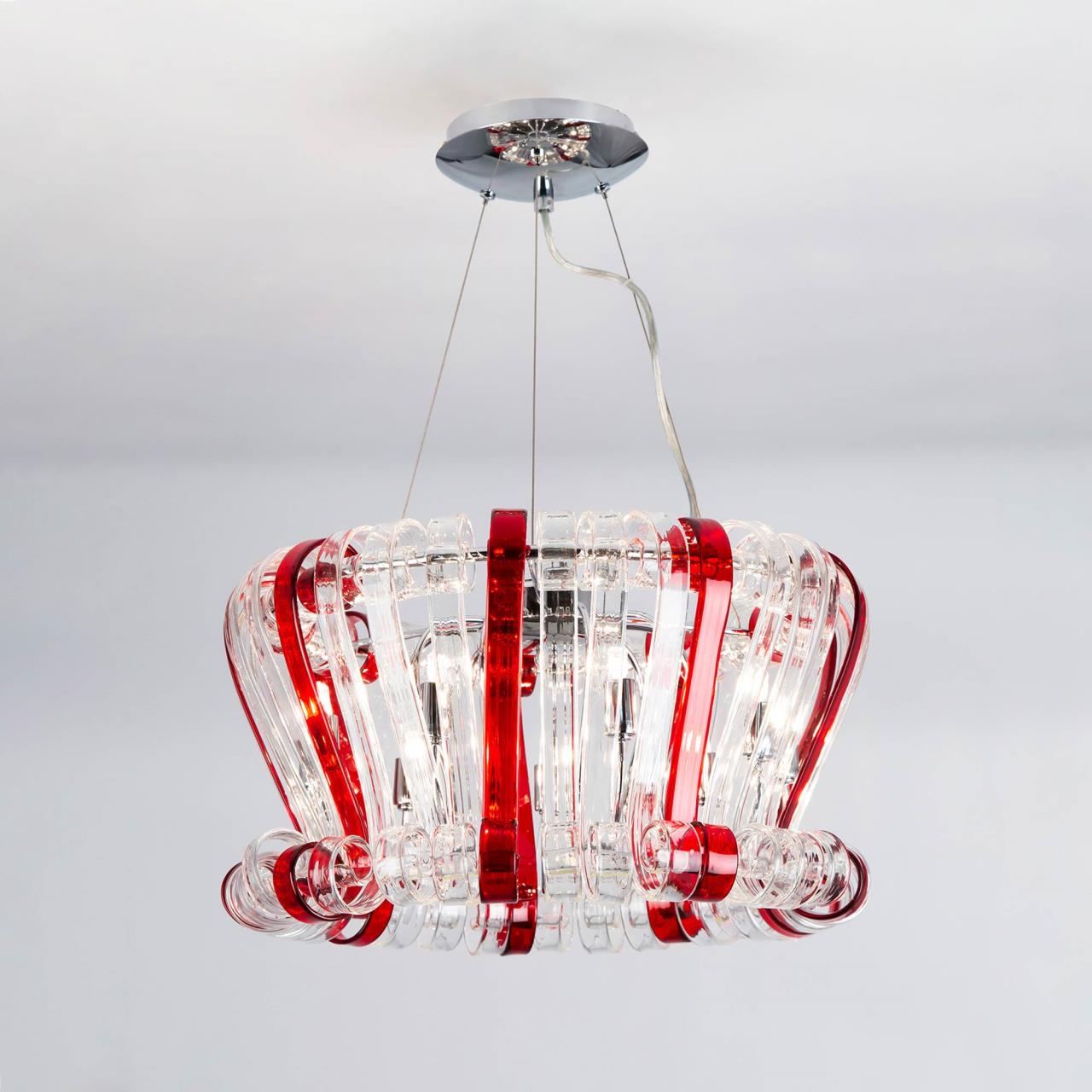 Подвесная хрустальная люстра Volution Citilux EL326P09.2