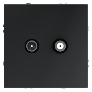 Розетка (графит) Voltum Voltum S70 VLS060407