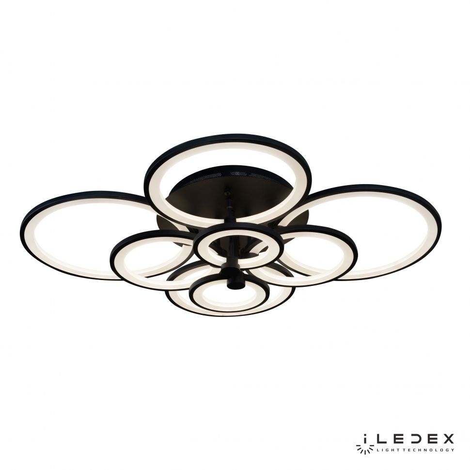 Потолочная люстра ILedex Ring A001/8 BK
