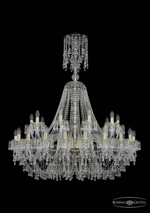 Подвесная хрустальная люстра 1410 Bohemia 1410/20+10/400/XL-130 G V0300