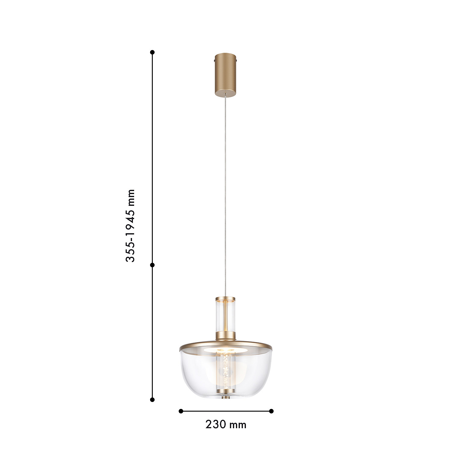 Светильник подвесной Favourite Flaska 4313-1P