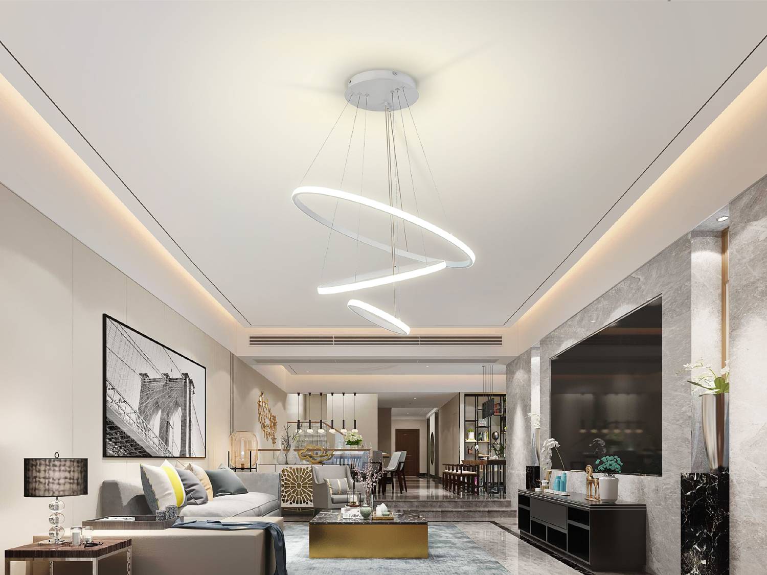 Подвесная люстра Natali Kovaltseva LED НИМБЫ INNOVATION STYLE 83131