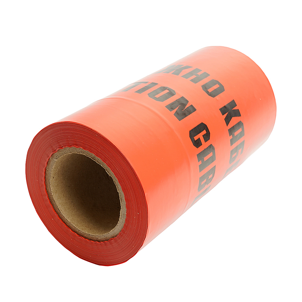 Сигнальная лента ОСТОРОЖНО КАБЕЛЬ, 100 п.м.*250 мм*100 мкм Stekker INTP10-250-100 50299