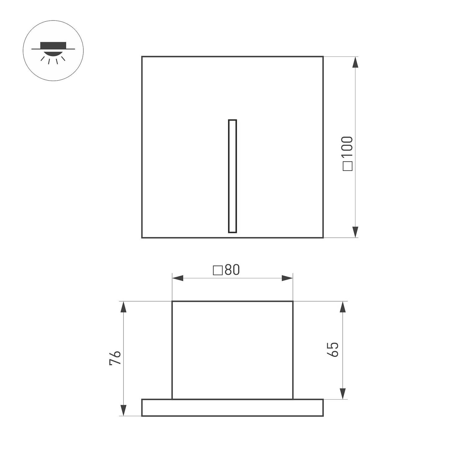 Подсветка для ступеней Arlight Tie 051050