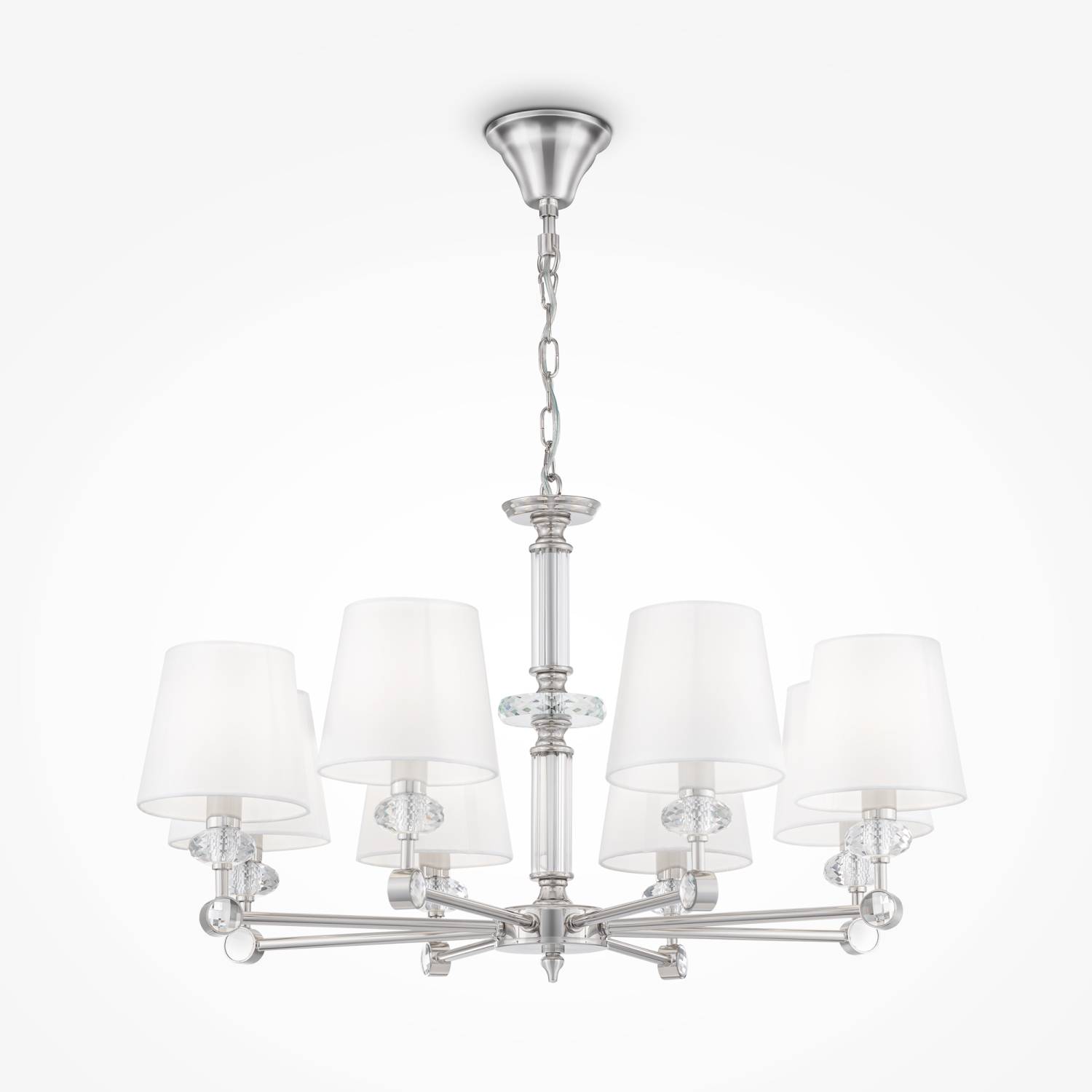 Подвесная люстра Maytoni Riverside MOD018PL-08CH Подвесная люстра Maytoni Riverside MOD018PL-08CH
