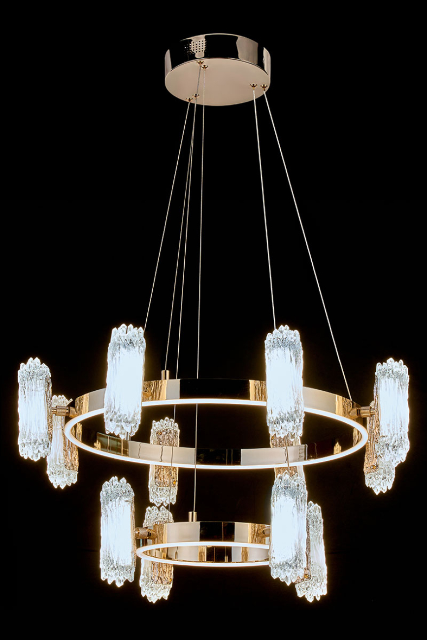 Подвесная люстра LEON Elizabeth LE7912/8+4 Gold