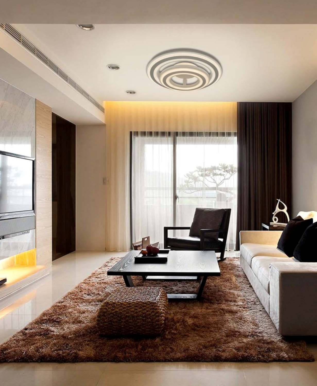 Потолочная светодиодная люстра LED Natali Kovaltseva 81017/6C