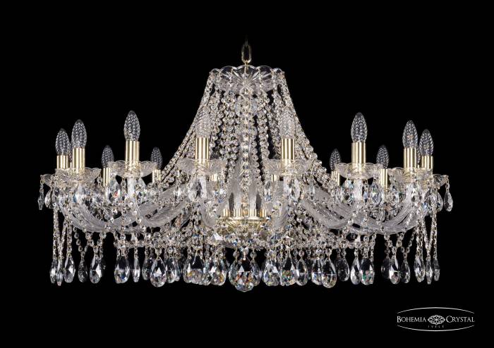 Подвесная хрустальная люстра 1413 Bohemia 1413/16/360 G