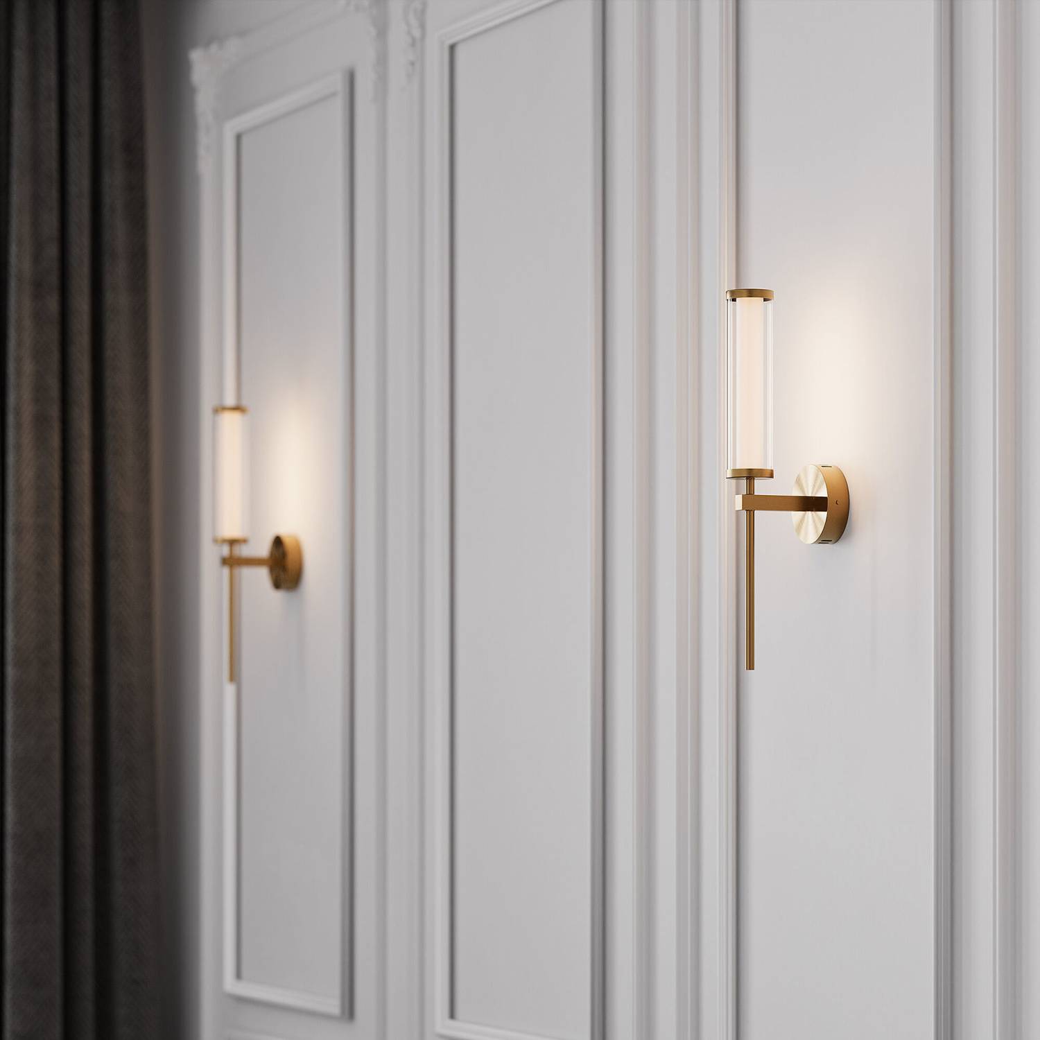 Настенное бра Eurosvet Stark 50387 LED латунь