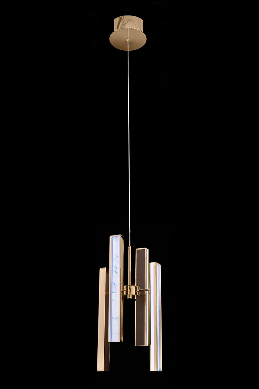 Светильник подвесной LEON Christine LE7702/4S Gold