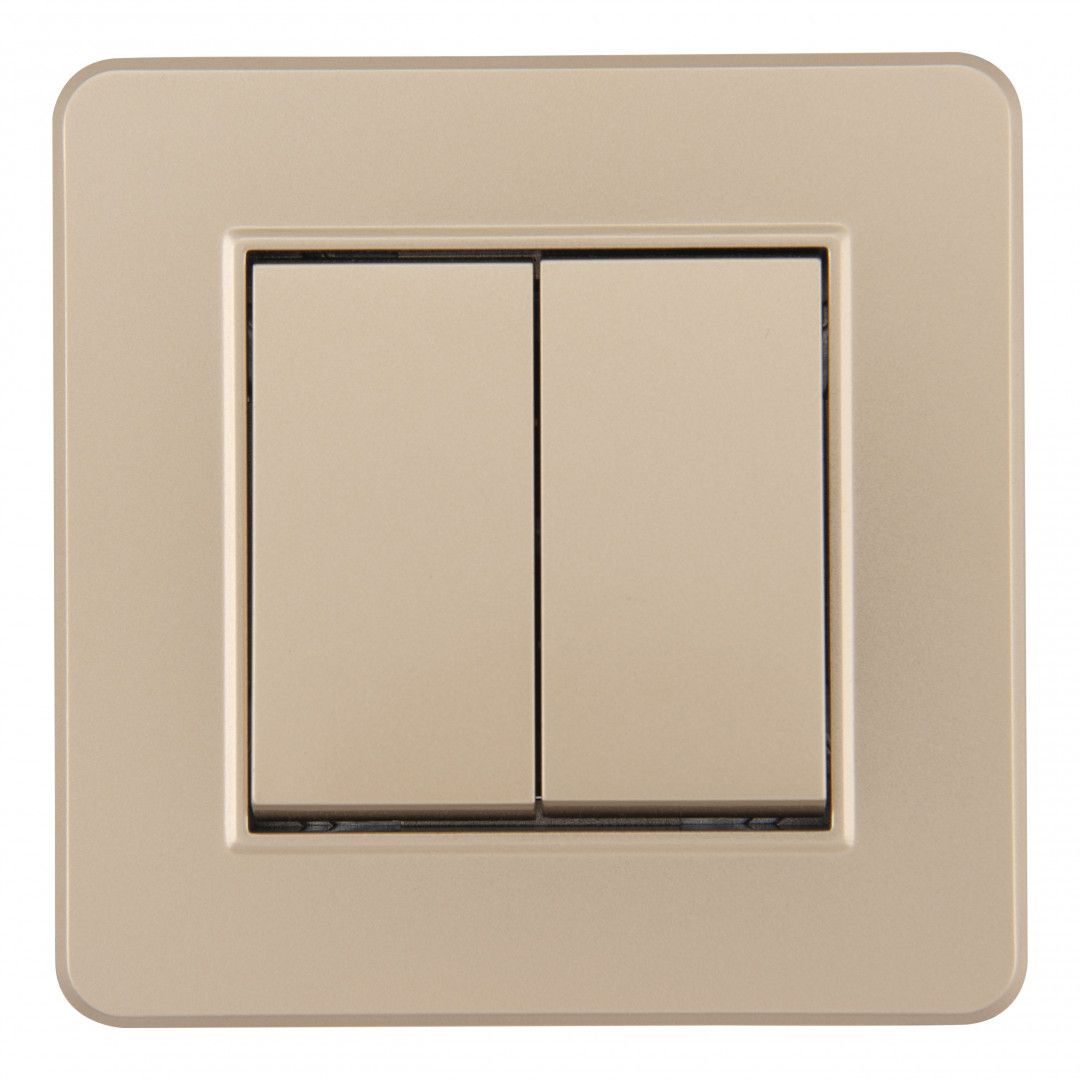 Выключатель Arte Milano Set16-1 SET16-1-30-2 shampan