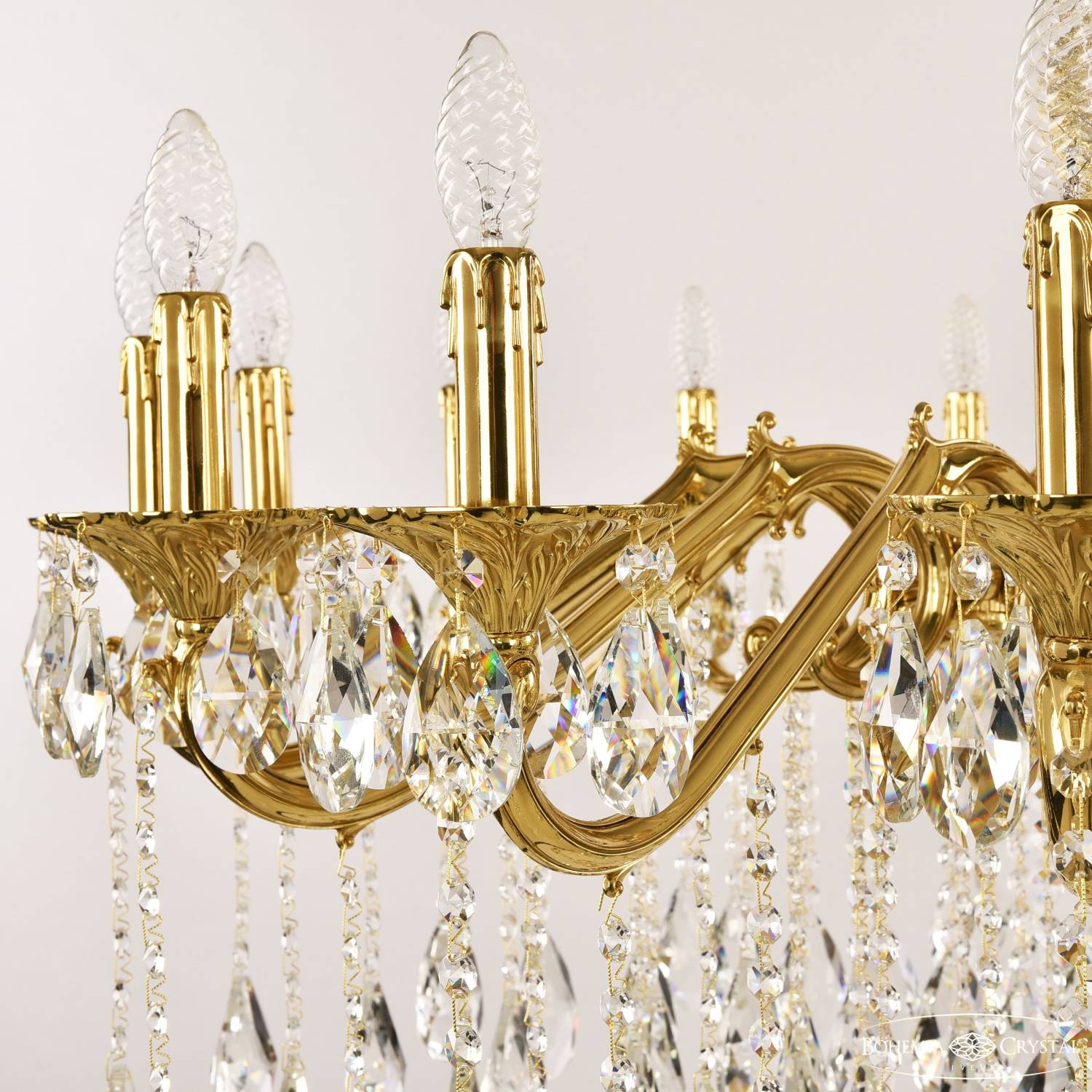 Подвесная хрустальная люстра 7202 Bohemia 72302/16/360 A G