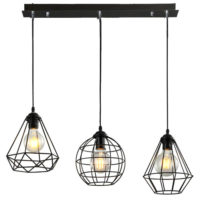 Светильник подвесной IMEX MD.1716-3-P BK