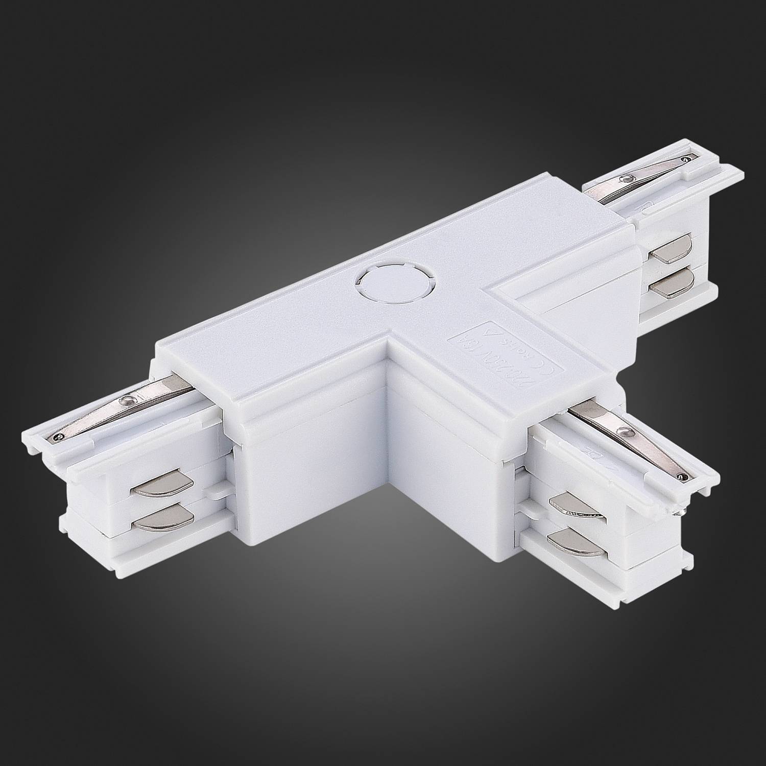 Т-образный токоподвод левый 1 для трехфазного шинопровода ST Luce Трехфазная трековая система ST030.509.16L1