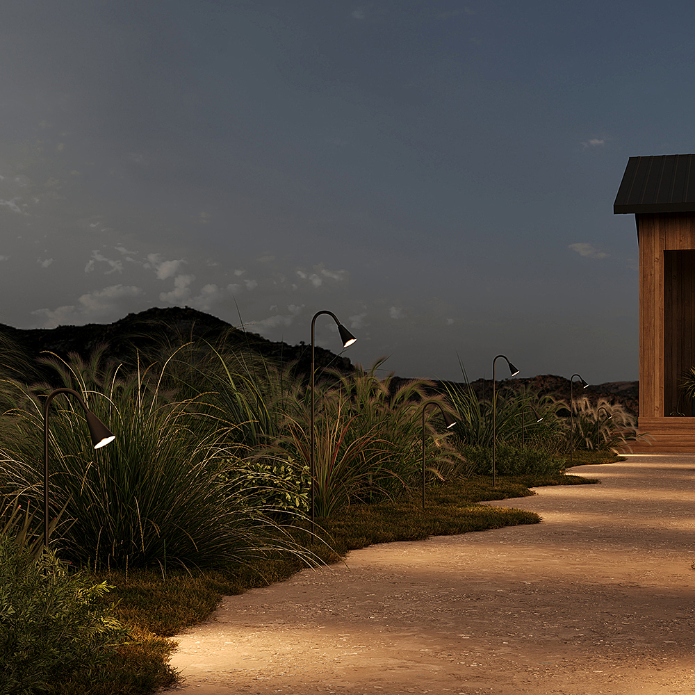 Уличный наземный светильник Maytoni Barb O531FL-L3B3K