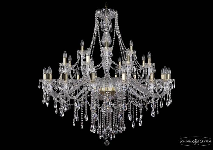 Подвесная хрустальная люстра 1415 Bohemia 1415/16+8+4/460 G