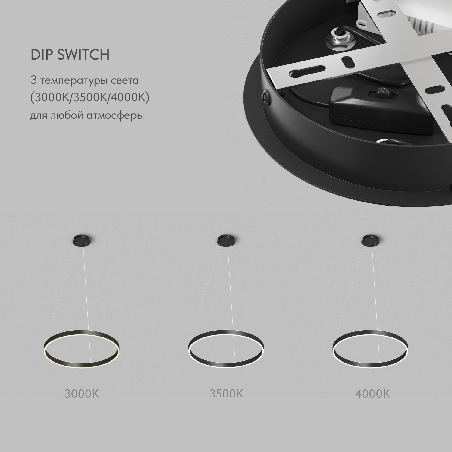 Подвесная люстра Denkirs Raydia DK6272-BK