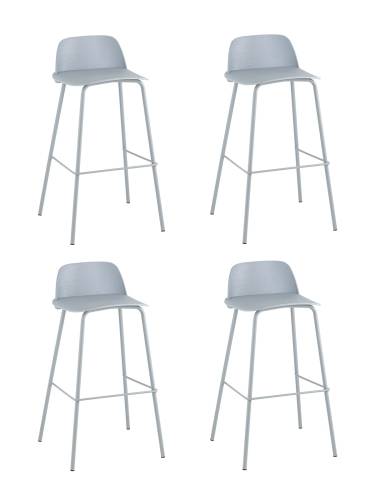 Комплект стульев Stool Group Mist 8063T 75 blue 107 X4