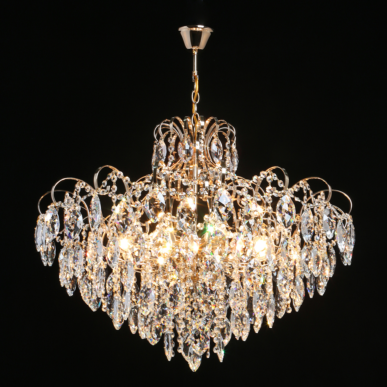 Подвесная хрустальная люстра Бриз De Markt 111011108