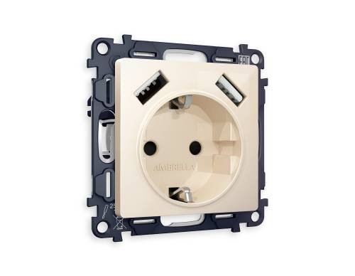 Розетка Ambrella Volt ALFA MA309010