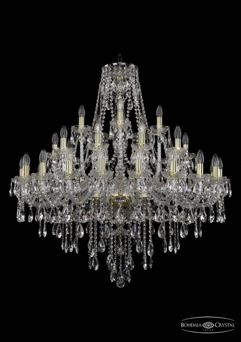Подвесная хрустальная люстра 1415 Bohemia 1415/20+10+5/360 G