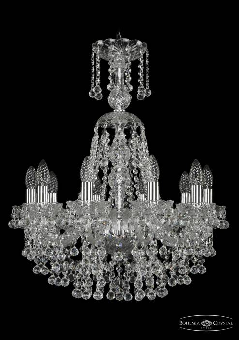 Подвесная хрустальная люстра 1409 Bohemia 1409/10/195/XL-67 Ni