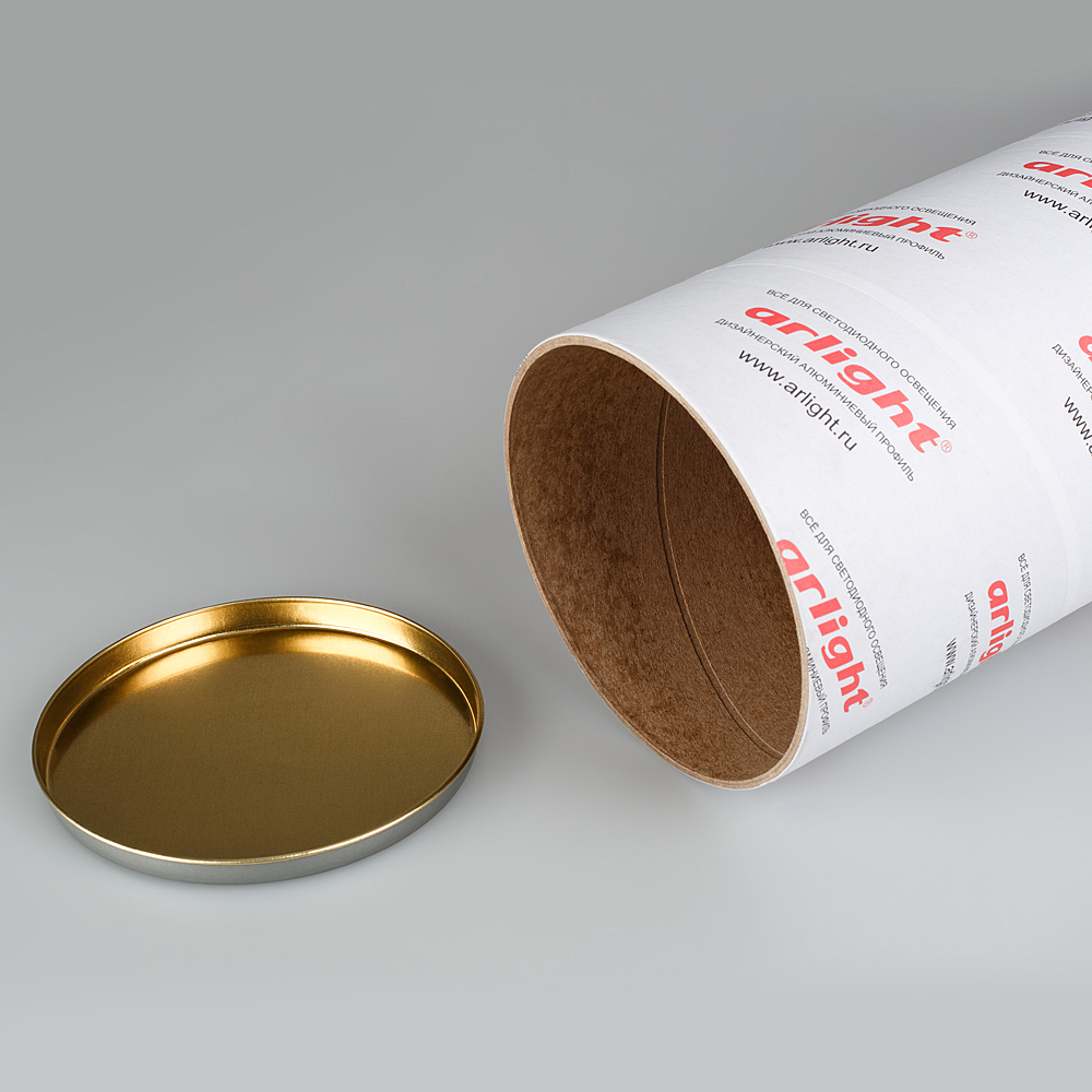 Круглый картонный тубус для упаковки алюминиевого профиля Arlight 021961