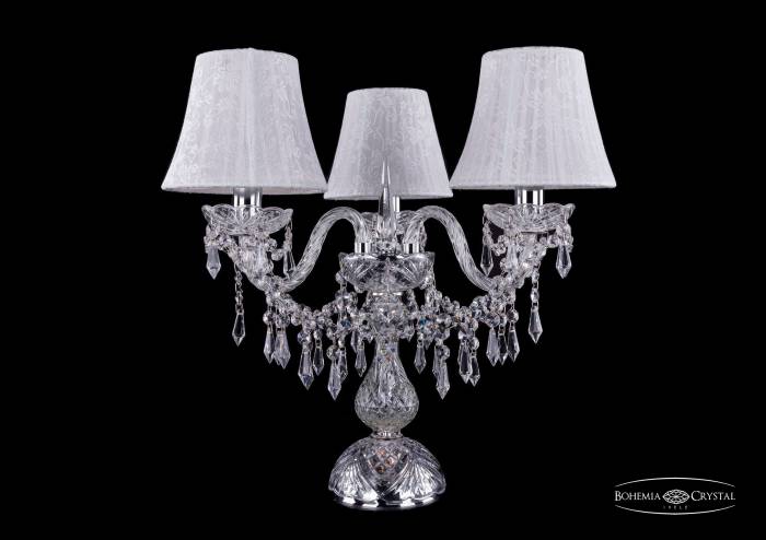 Настольная лампа Bohemia 1403 1403L/3/141-39/Ni/SH41-160