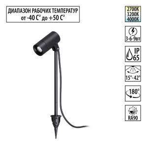 Грунтовый светильник Novotech Landscape 359713