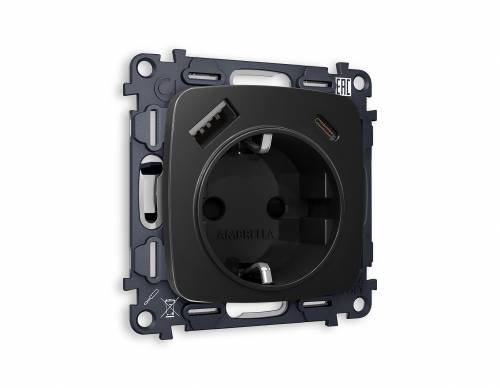 Розетка Ambrella Volt OMEGA MO810010